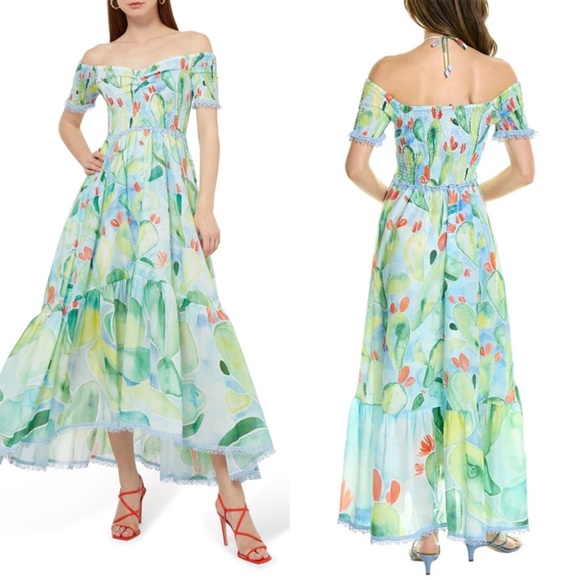 Gorgeous Charo Ruiz Ibiza Aryana Barbary-print midi Long Dress😍 - Picture 8 of 16